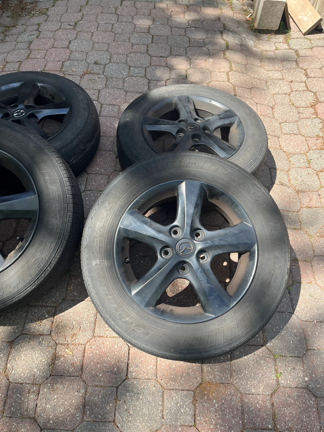 15” 5x114.3 Aluminum rims black