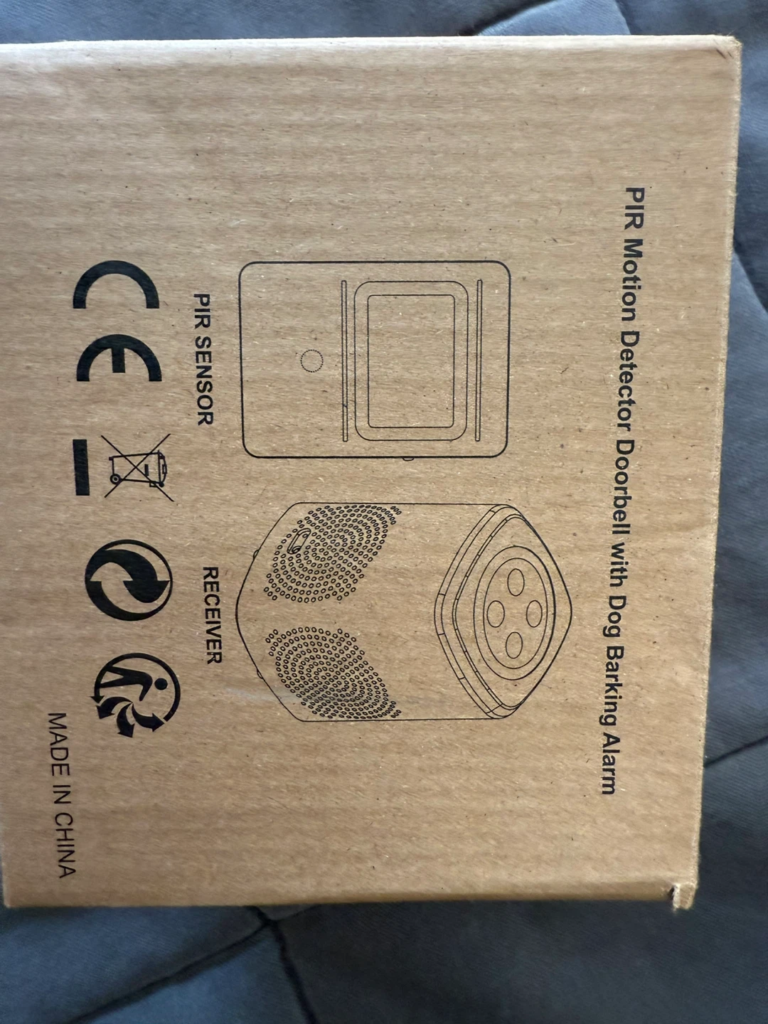PIR Motion Detector Doorbell with Dog Barking Alarm - photo 3