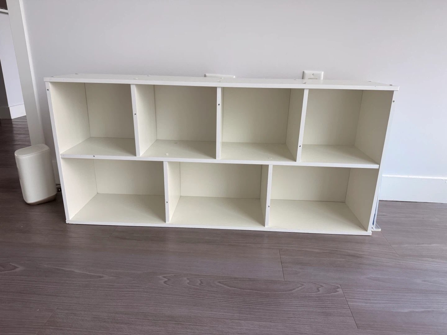 White 7-Cube Storage Shelf - photo 3