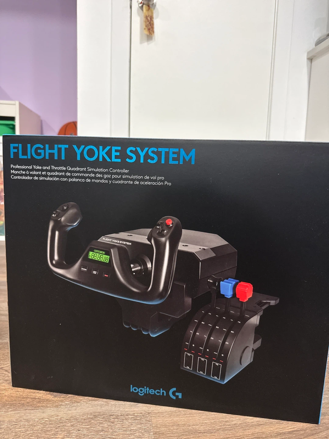 Logitech Flight Yoke System Professional Yoke and Throttle