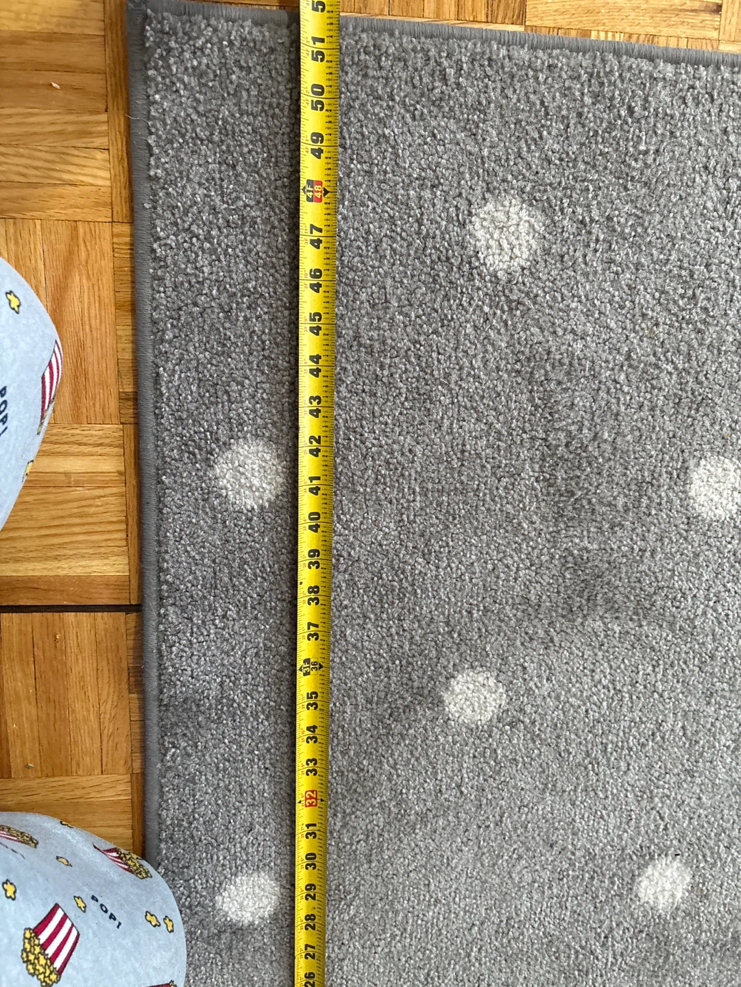 Grey Polka Dot Rug - photo 3