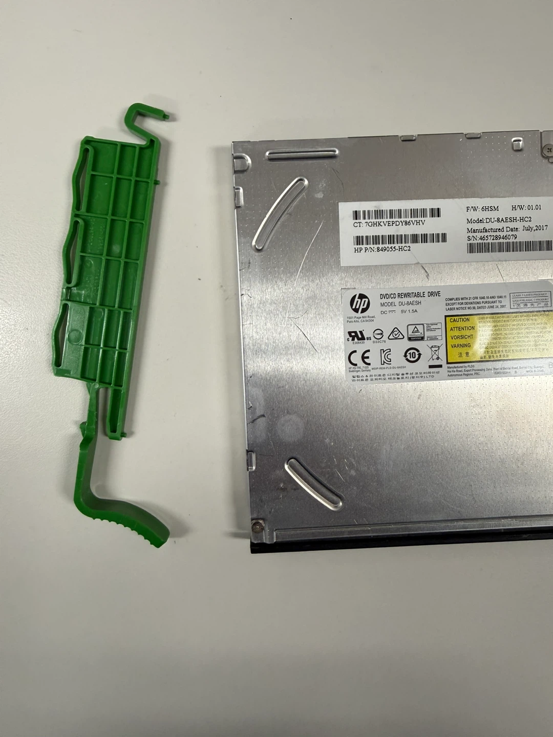 HP DVDRW Rewritable Drive DU-8A8SH-HC2 - photo 2