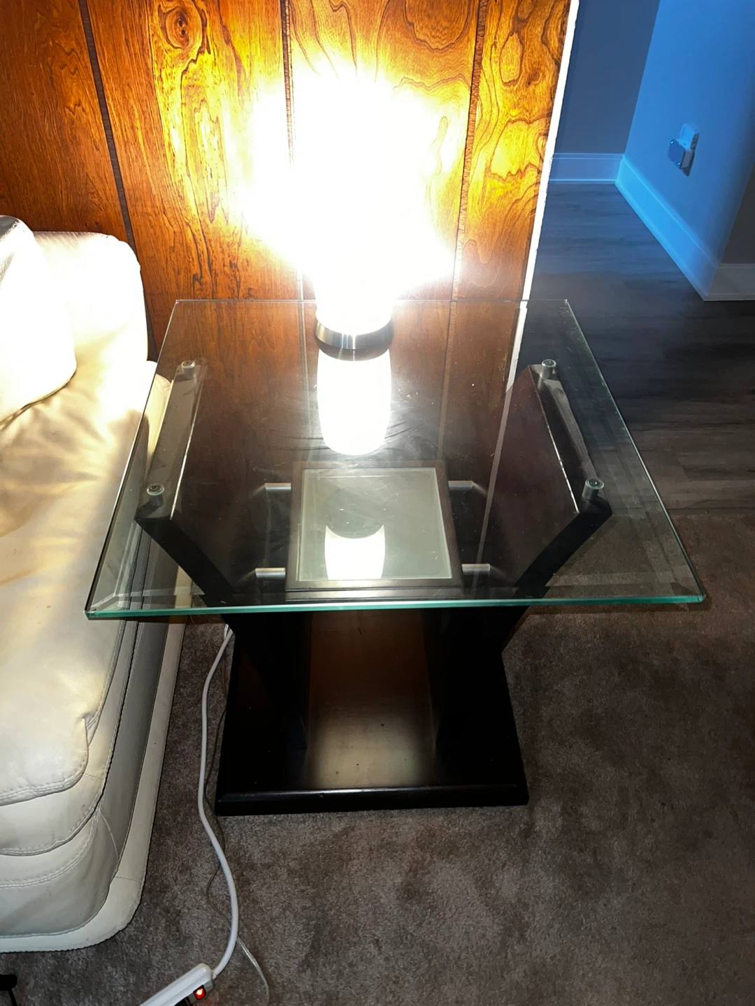 Modern Glass Coffee Table and Side Table - photo 4