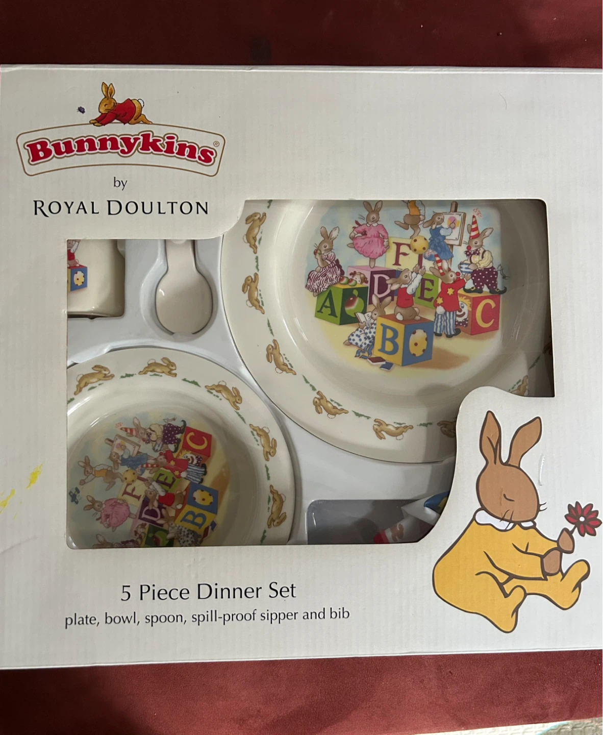Royal Doulton Bunnykins 5 Piece Dinner Set