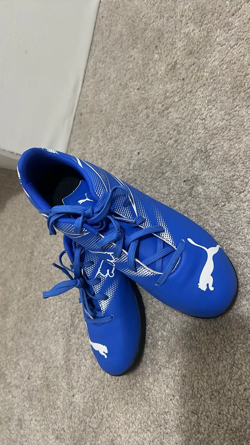 Puma Blue Soccer Cleats - Size 6.5 Youth