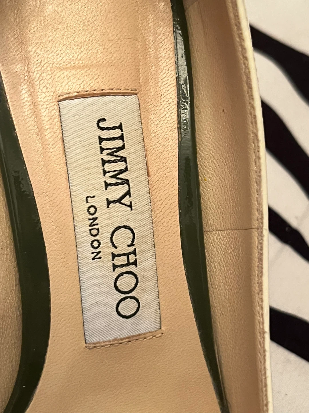 🤍Jimmy  Choo latte colored leather heels Women’s Size 36.5 - photo 3