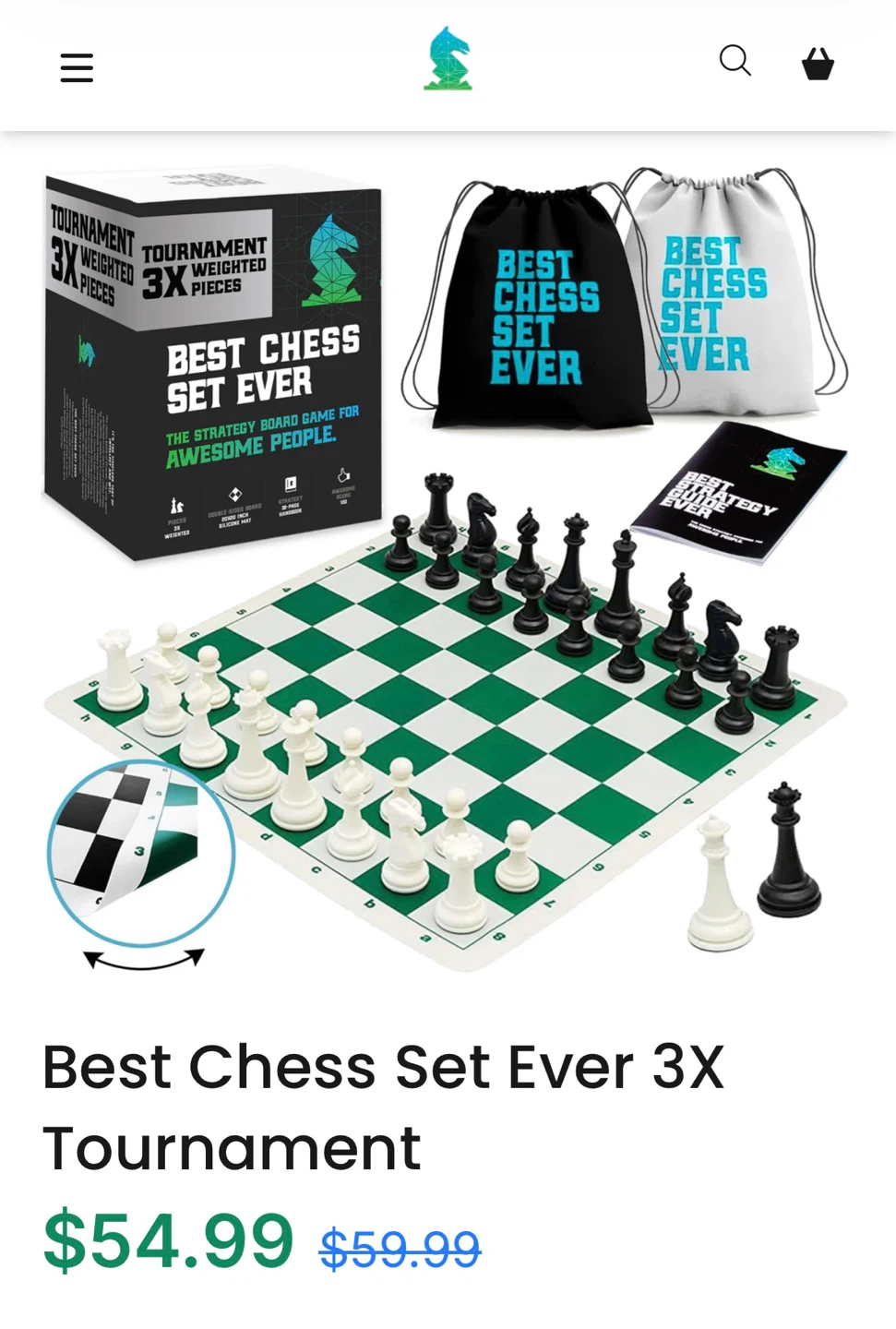 Best Chess Set Ever 3X Weighted Tournament Chess Set - photo 4