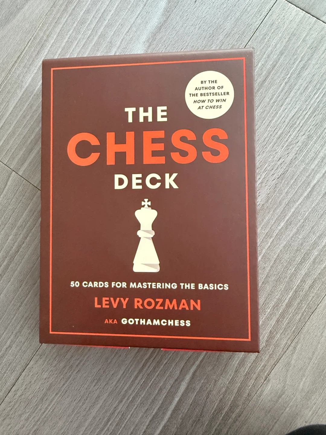 The Chess Deck by Levy Rozman - 50 Cards for Mastering Basics