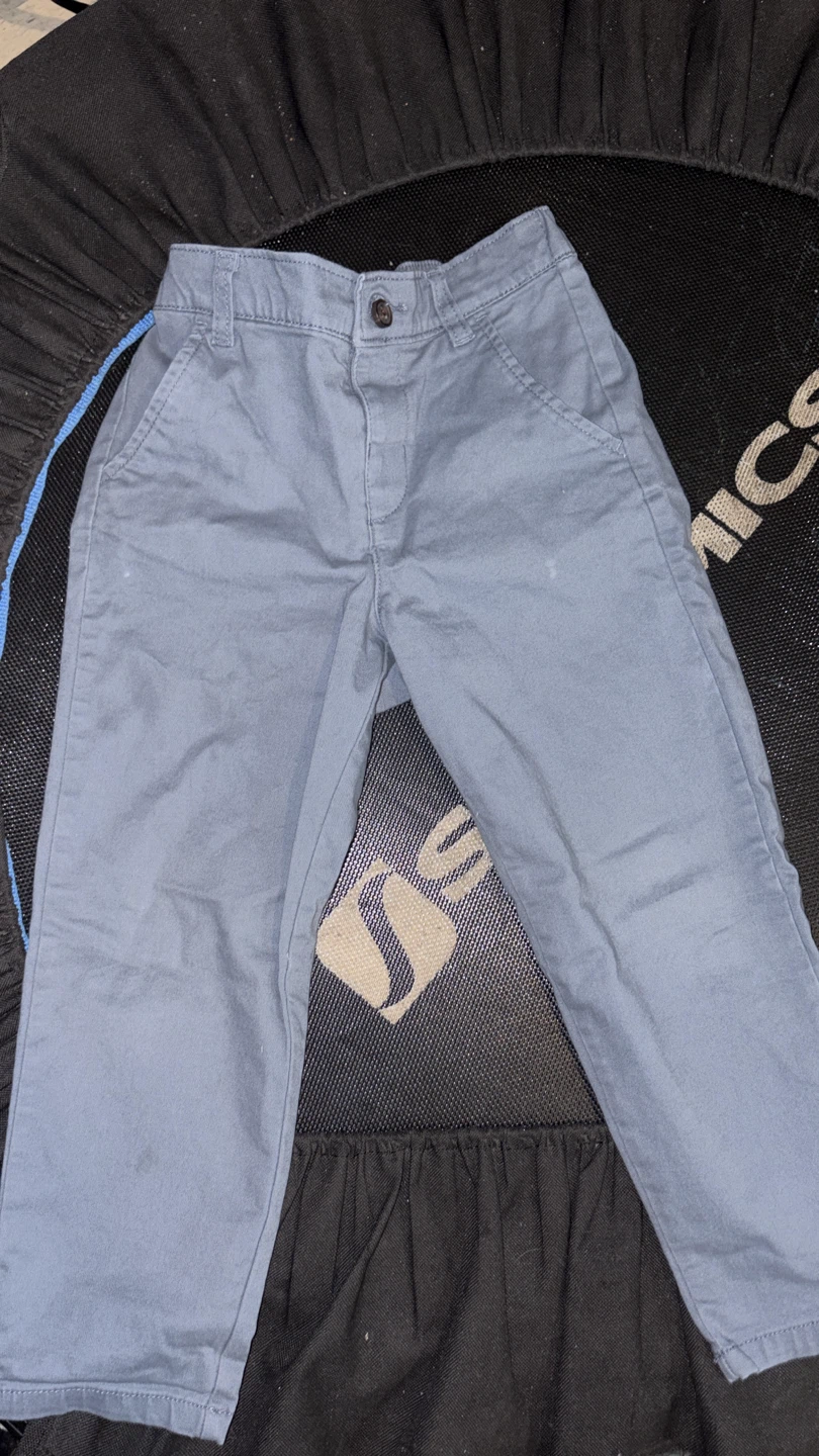 Boys Light Blue Chino Pants