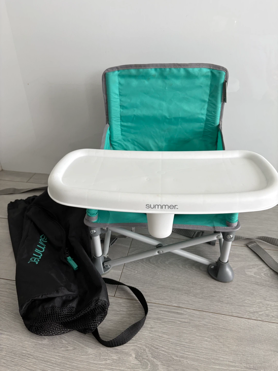 Summer Infant Pop 'N Sit Portable Booster Seat Green