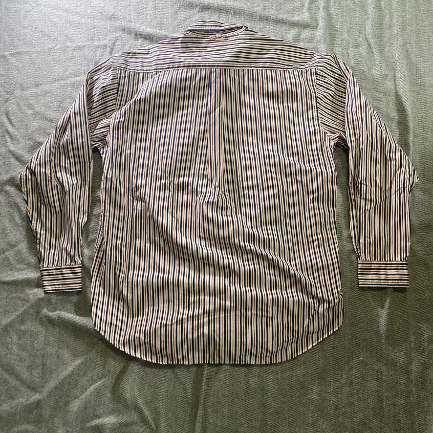 Vintage Tommy Hilfiger Striped Button-Down Shirt - Size L - photo 4