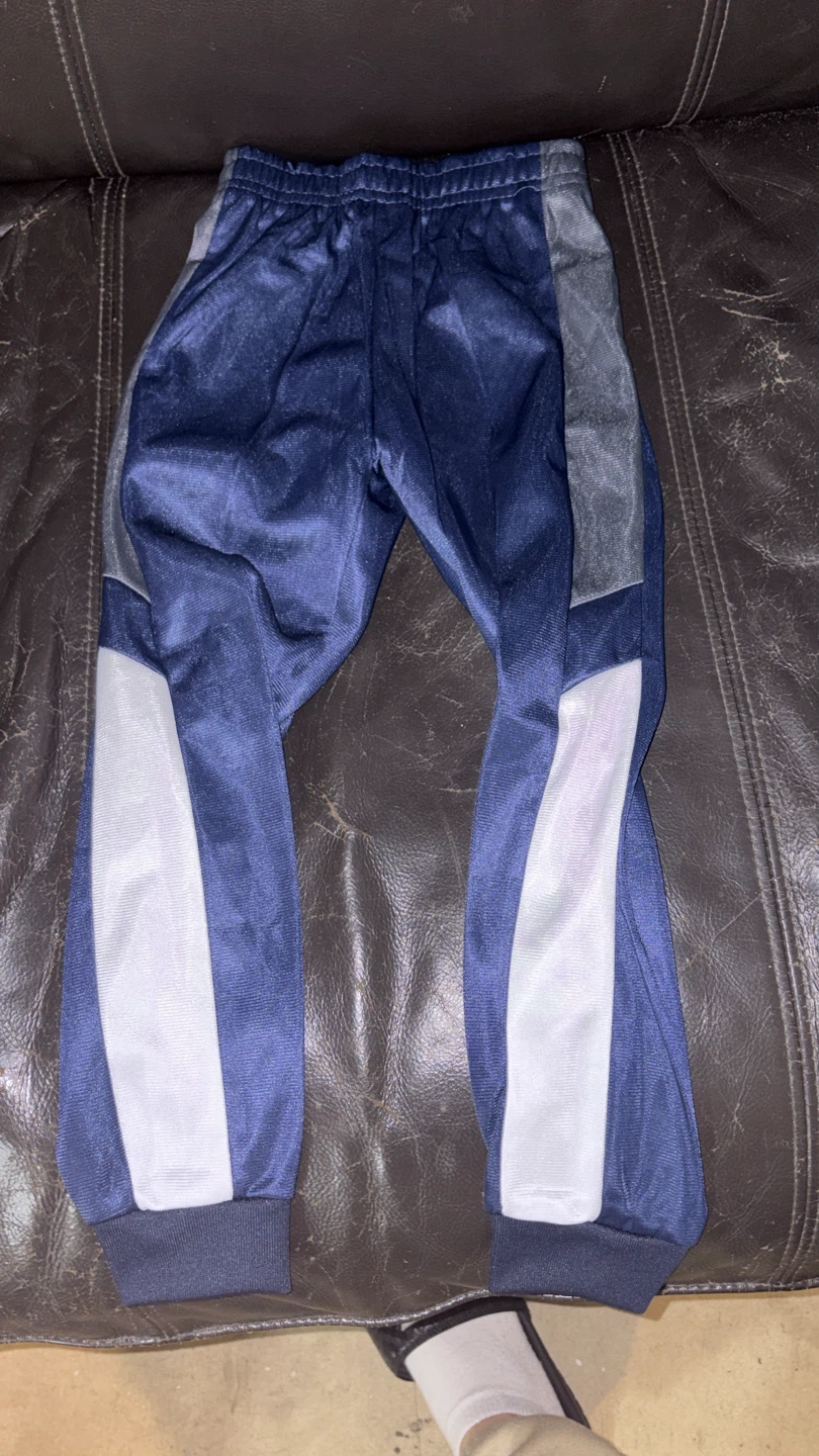 Blue and Gray Track Pants
