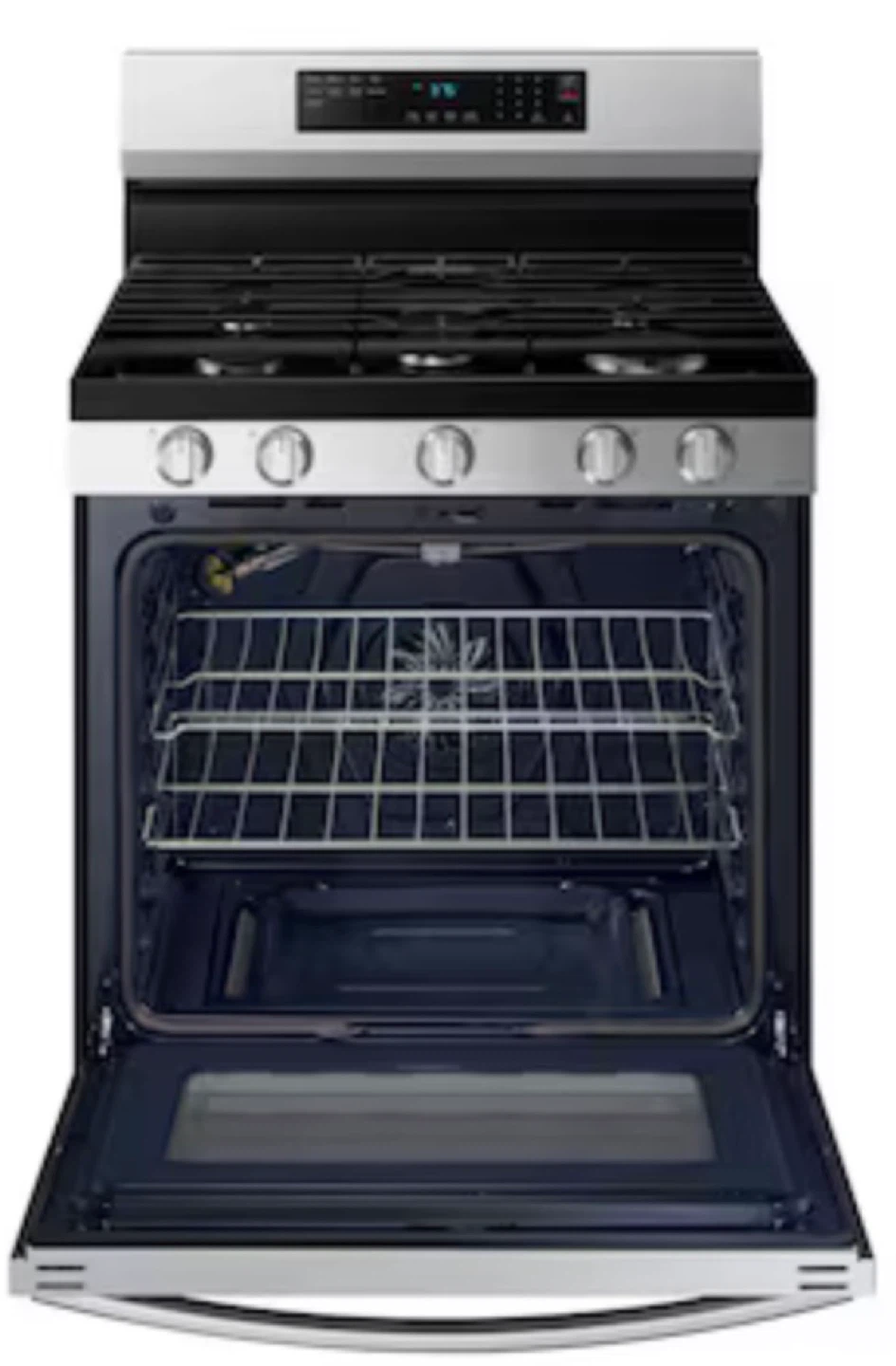 Samsung Stainless Steel Gas Range smart stove