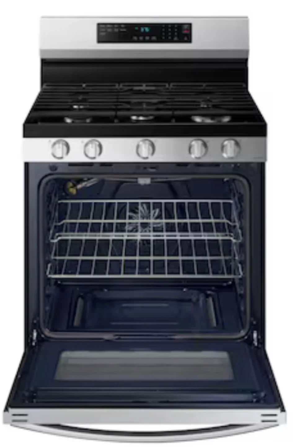 Samsung Stainless Steel Gas Range smart stove