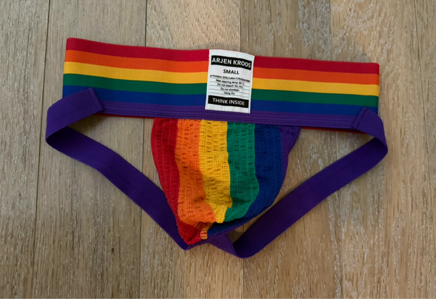 Arjen Kroos Rainbow Jockstrap - Small