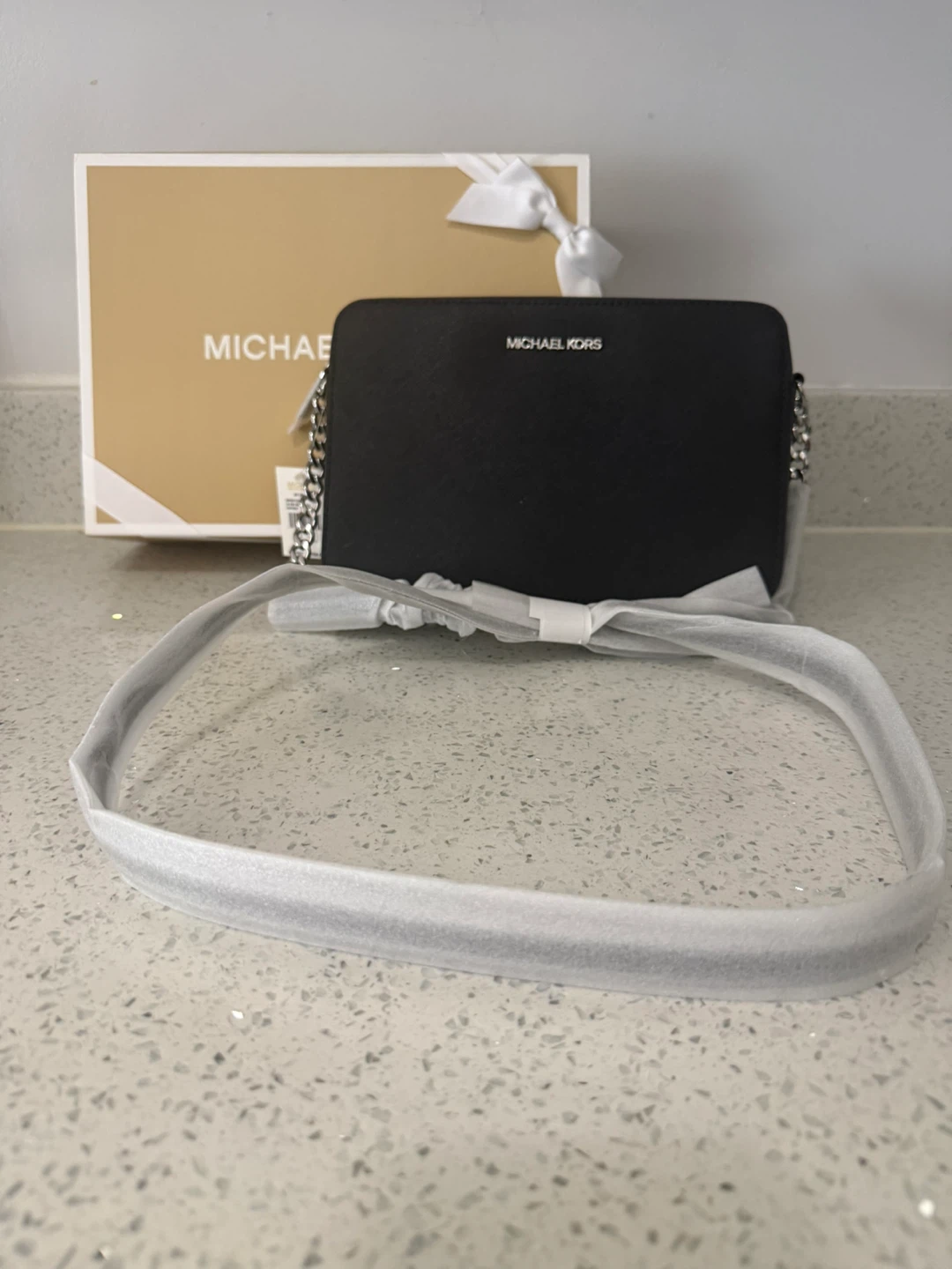 Michael Kors Black Leather Crossbody Bag - photo 2