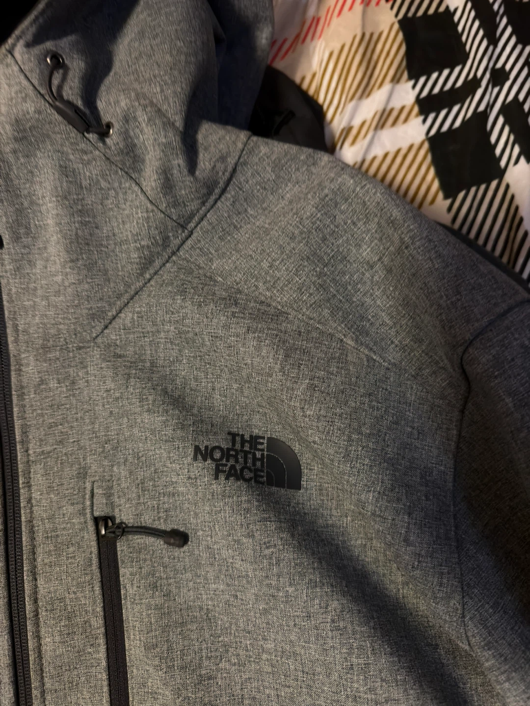 The North Face Men's Gray Soft Shell Hooded Jacket - photo 2