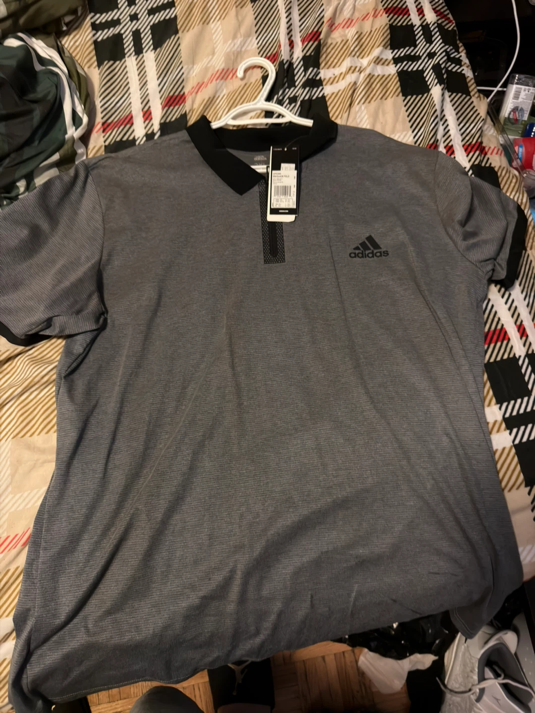 Adidas Escouade Polo Shirt 2XL Grey