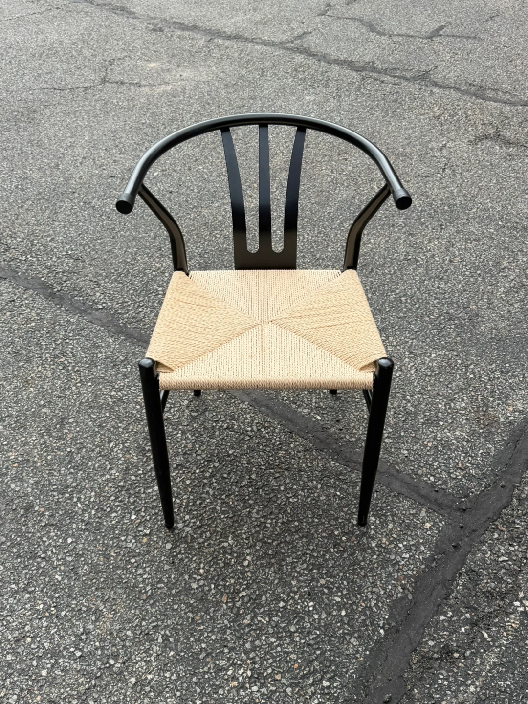 Black Wishbone Style Chair (Set of 4) - photo 3