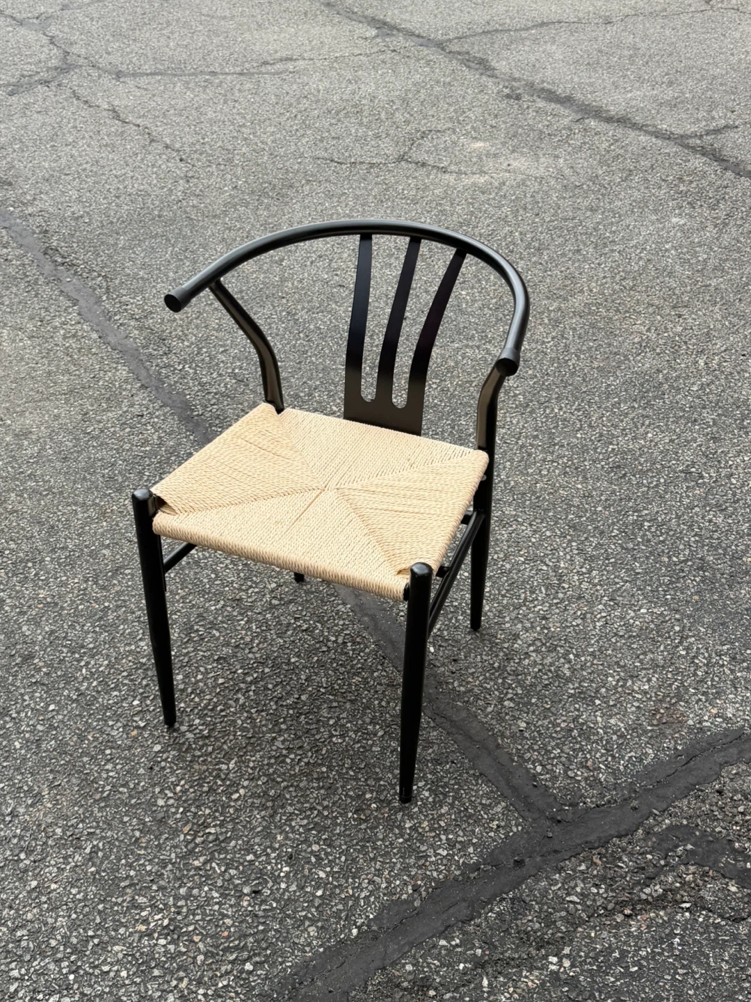 Black Wishbone Style Chair (Set of 4) - photo 2