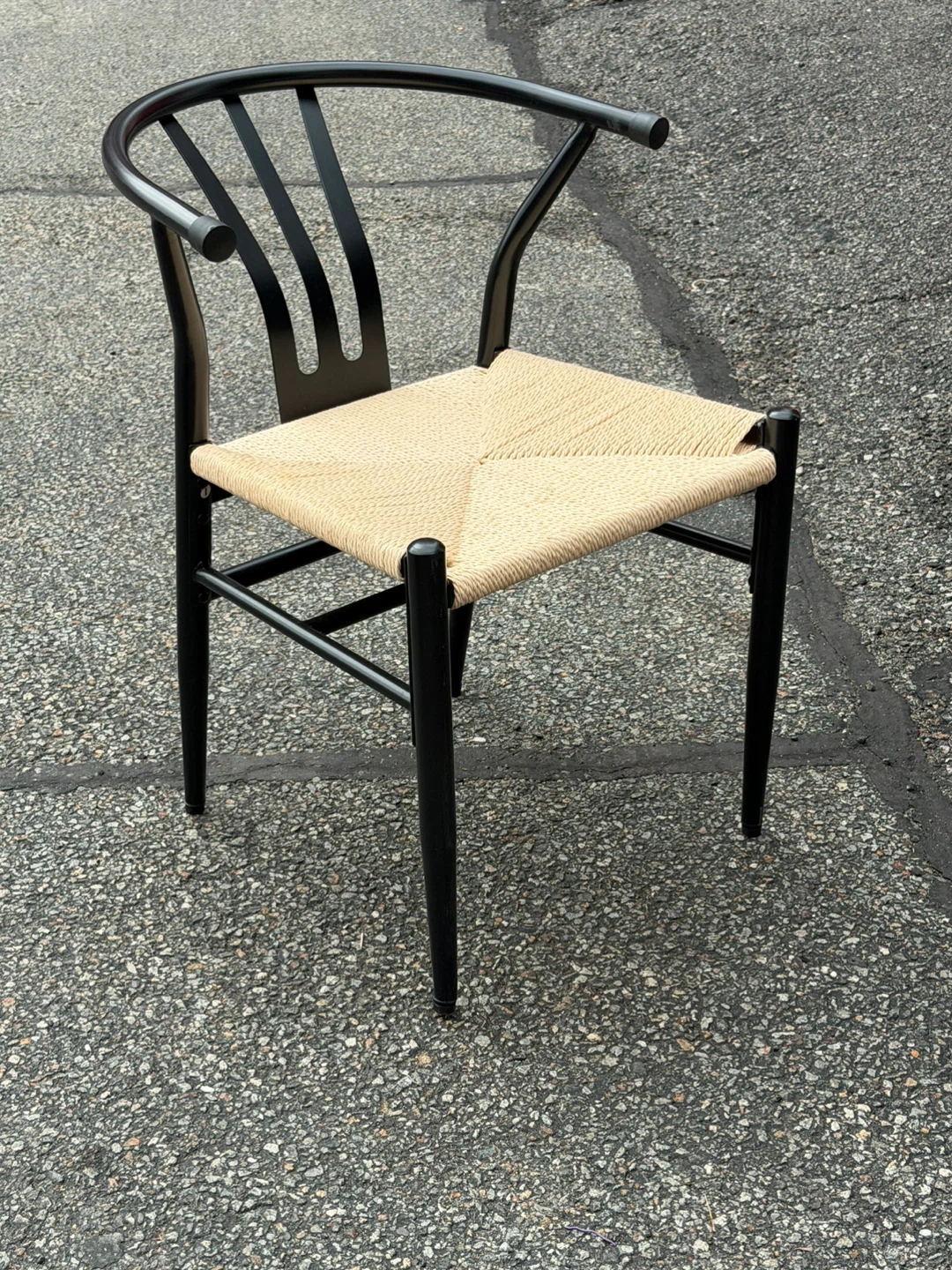 Black Wishbone Style Chair (Set of 4) - photo 5