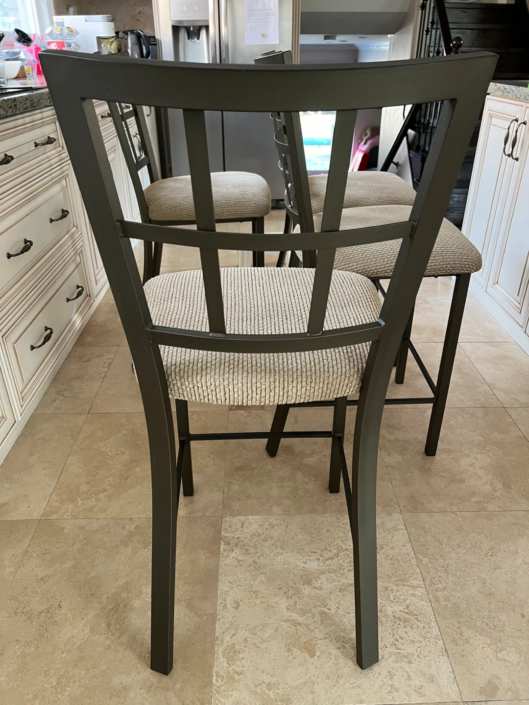 4 (Brown) Bar Stools-$260 Pls read Description! - photo 3