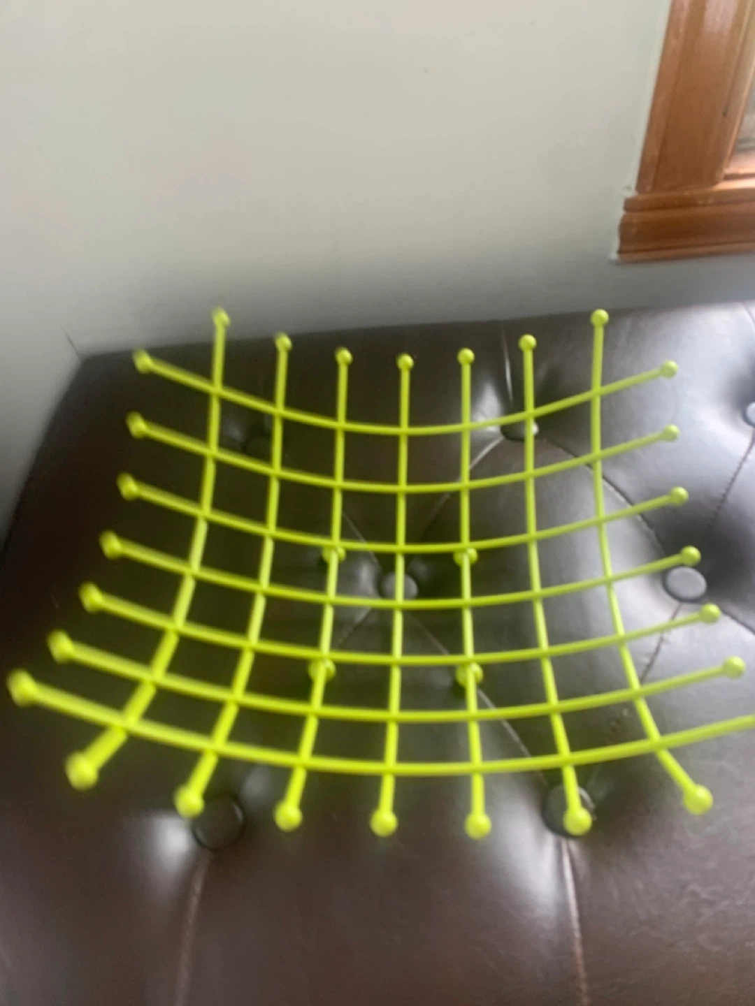 Lime green basket