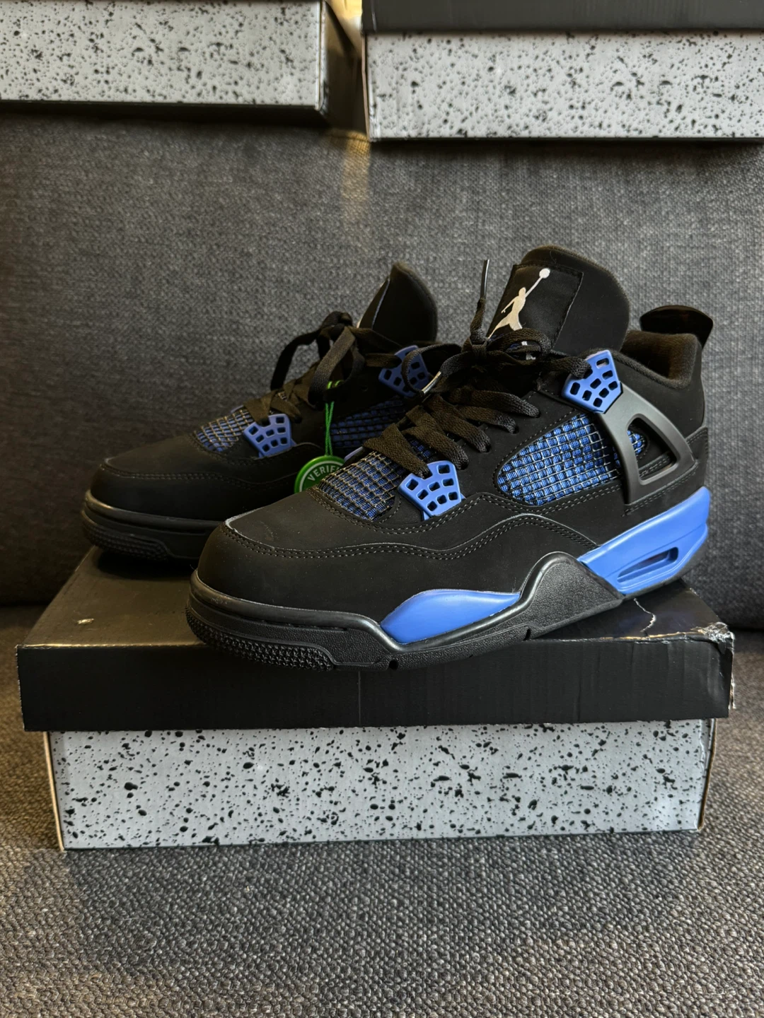 Jordan 4 "Military Blue" Sneakers - photo 2