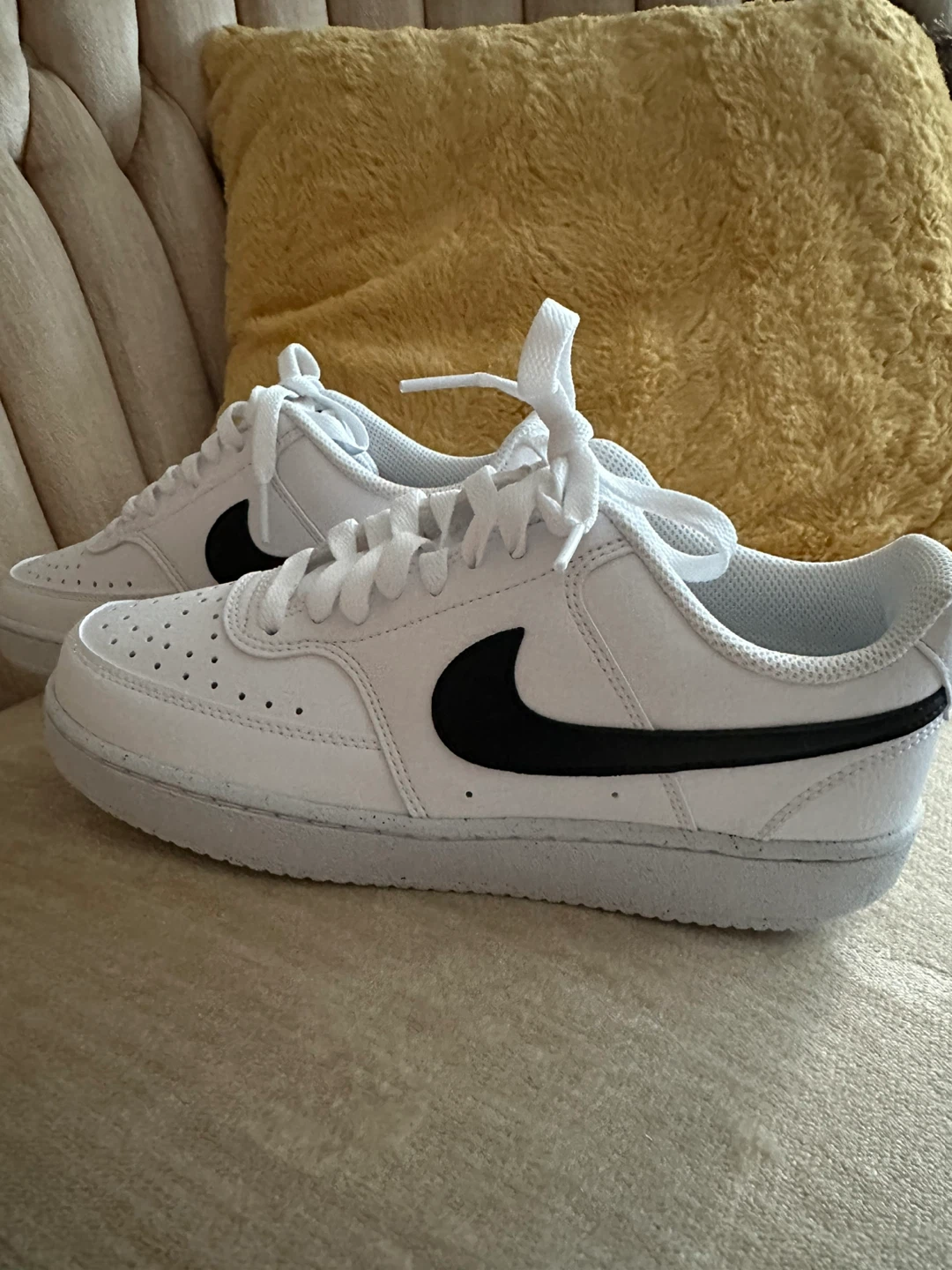 Nike White Court Vision Sneakers - photo 2