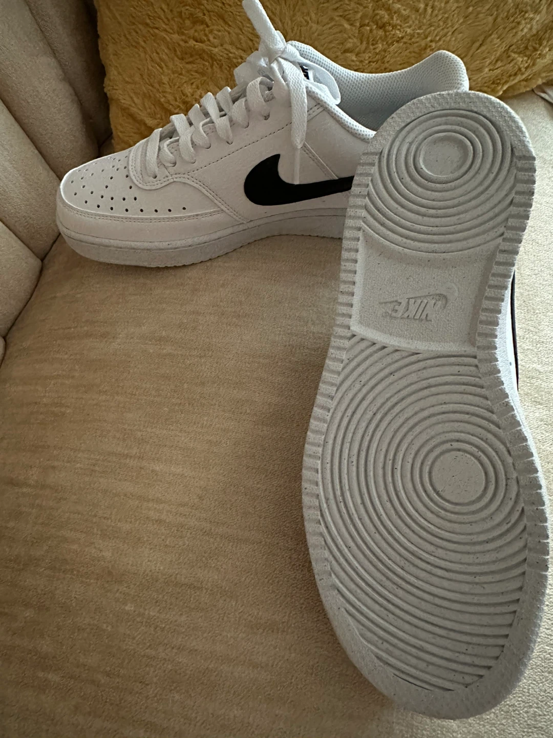 Nike White Court Vision Sneakers - photo 3
