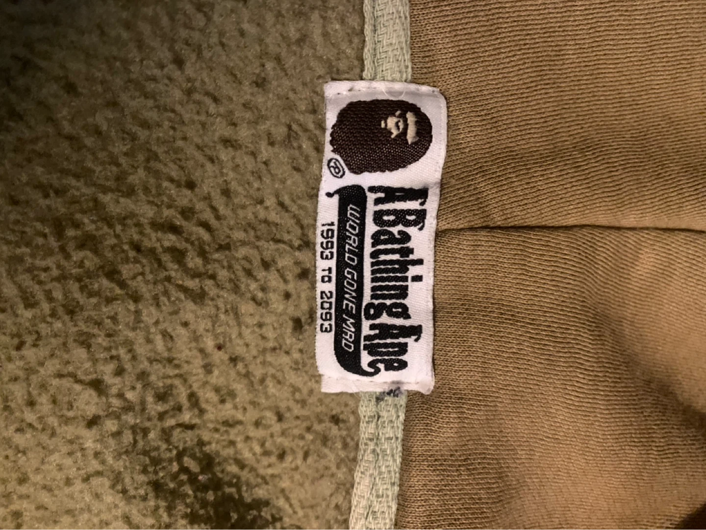 Bape hoodie shark green camo - photo 4