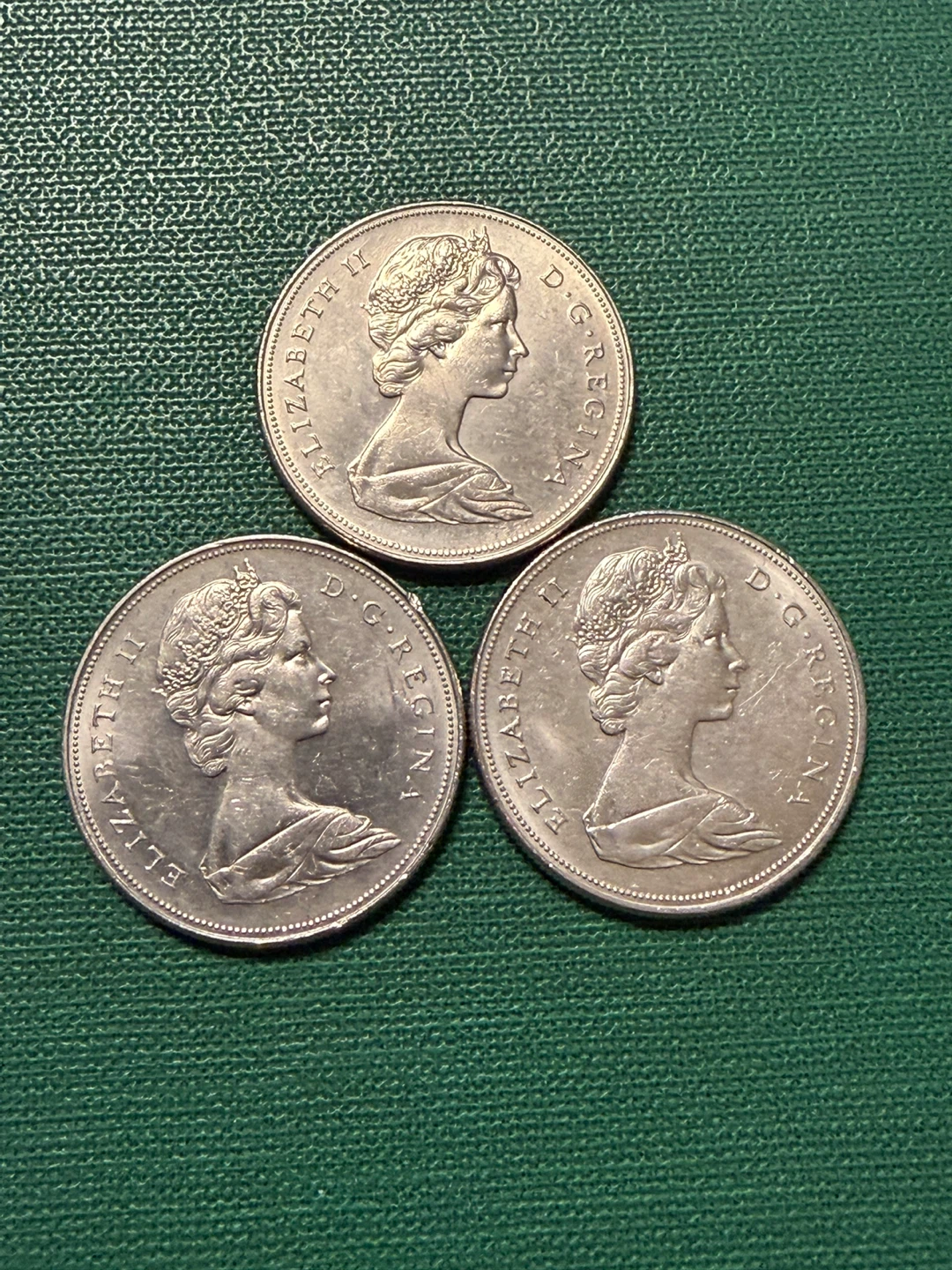 Canadian Dollar Coins 1968, 1969, Manitoba - photo 2