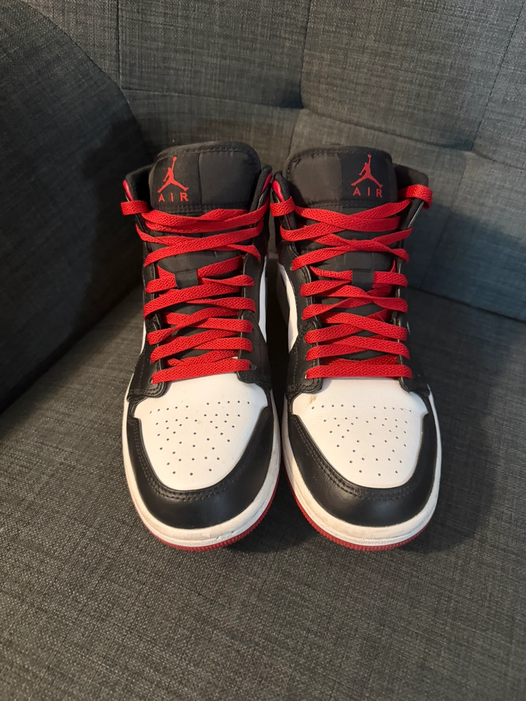 Air Jordan 1 Mid "Reverse Bred" Men's Shoes Size 8.5 - photo 2