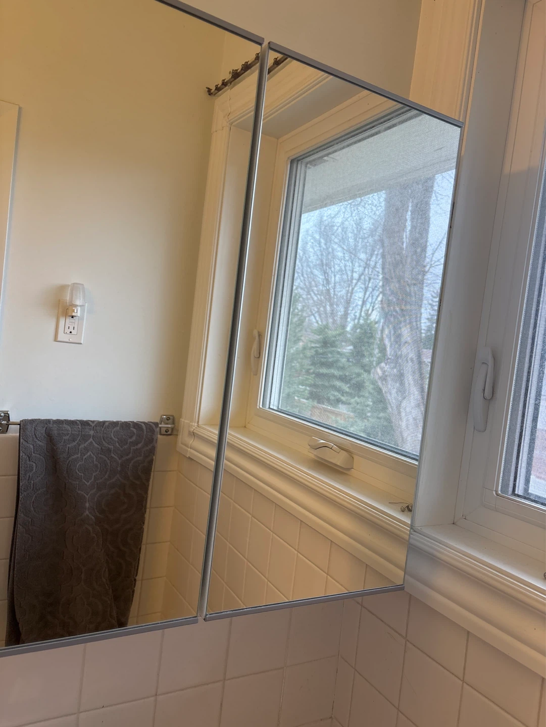 Recessed Medicine Cabinet with Mirror - photo 2