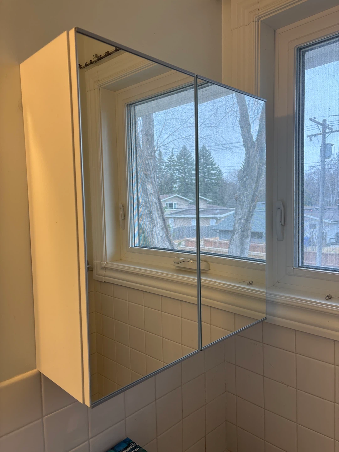 Recessed Medicine Cabinet with Mirror