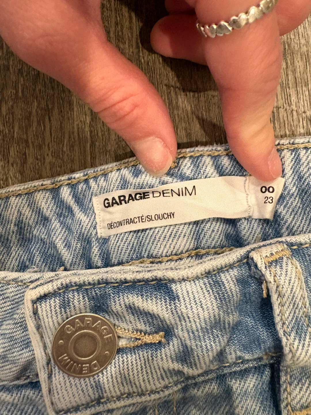 GARAGE DENIM Relaxed Fit Jeans size 00 - photo 2