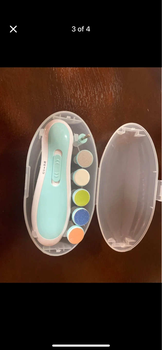 Baby Nail Trimmer with 6 Grinding Heads