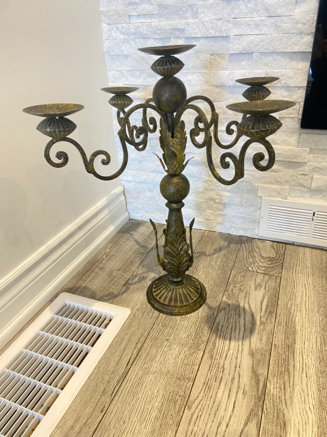 Ornate 5-Arm Candelabra