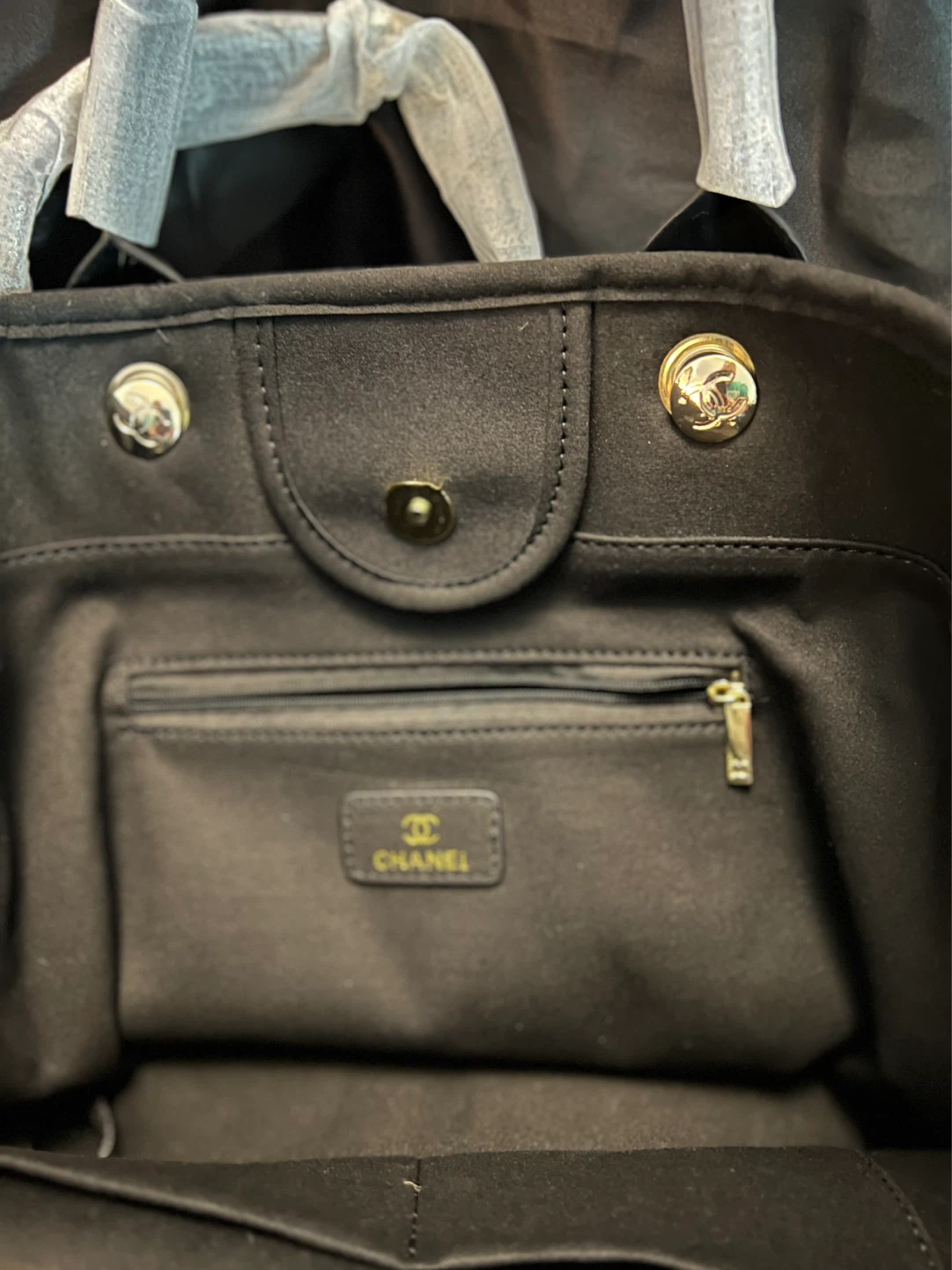 Chanel Paris Woven Tote Bag - photo 4