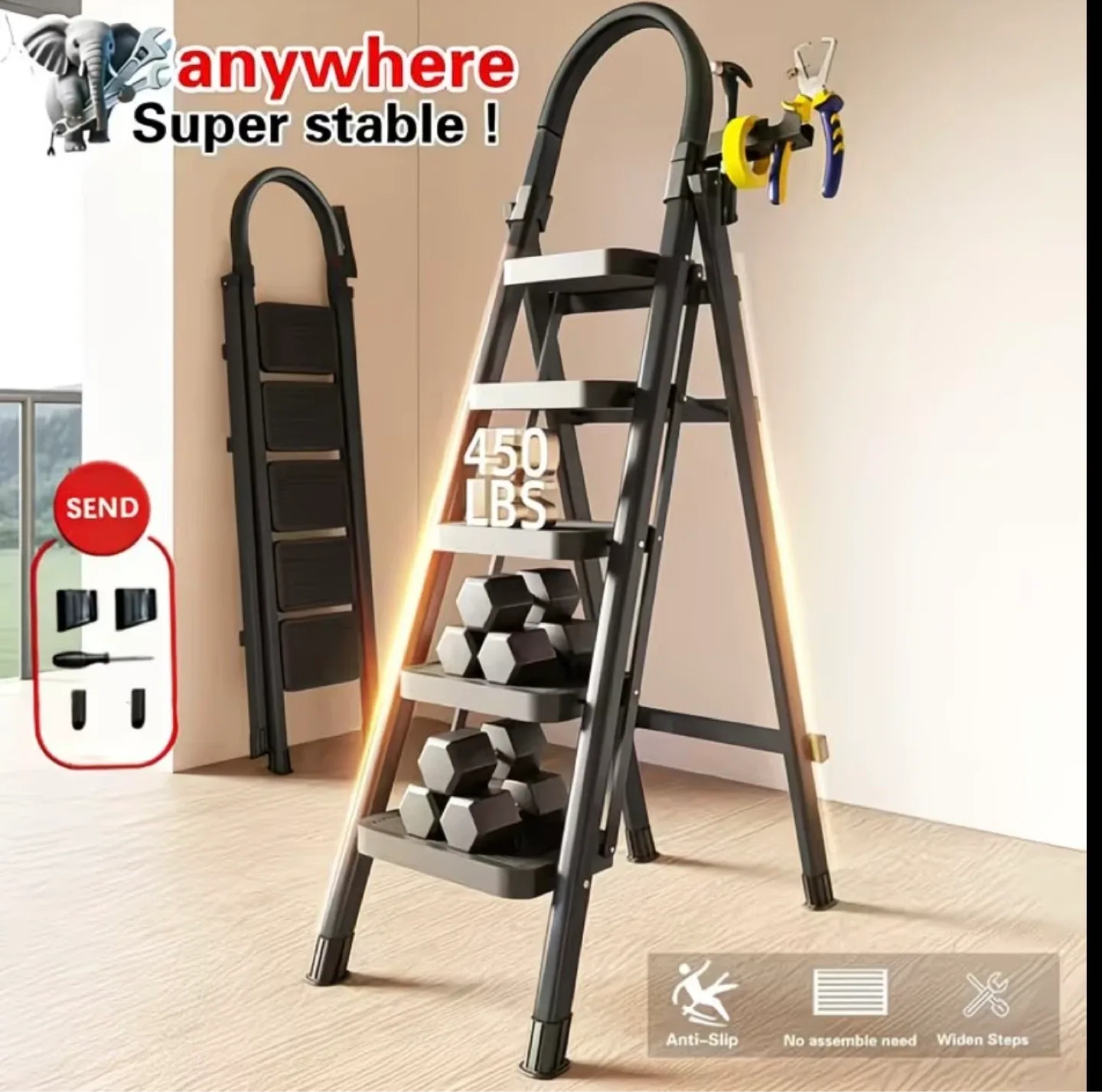 Ladder - Max Loading 400 LBS - photo 2