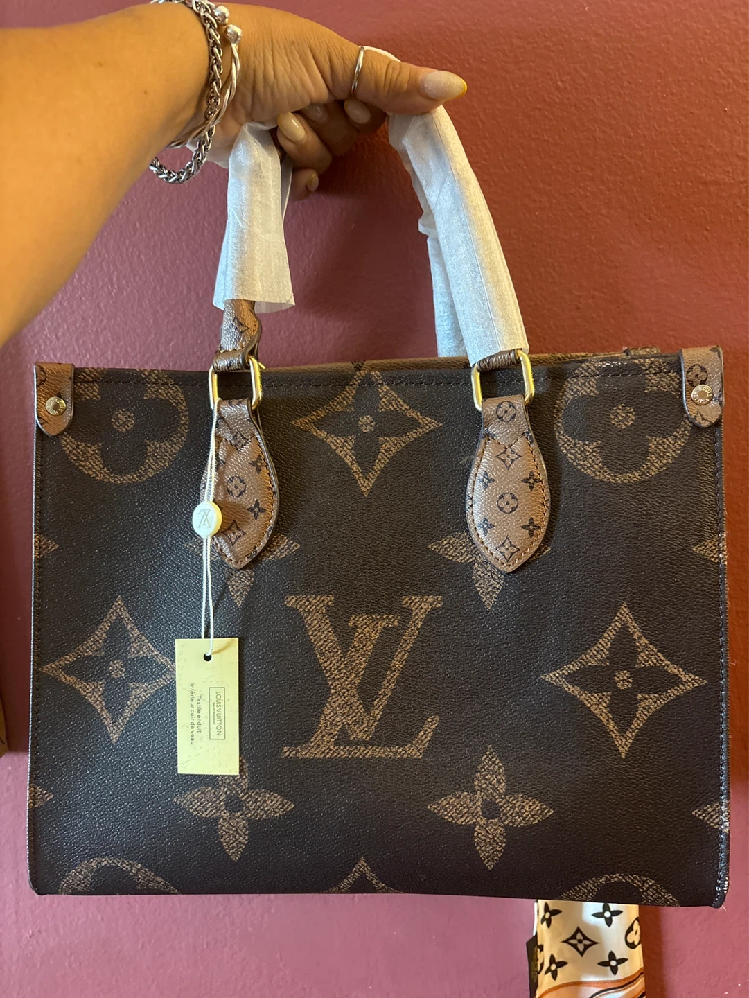 New LV Monogram Tote Bag