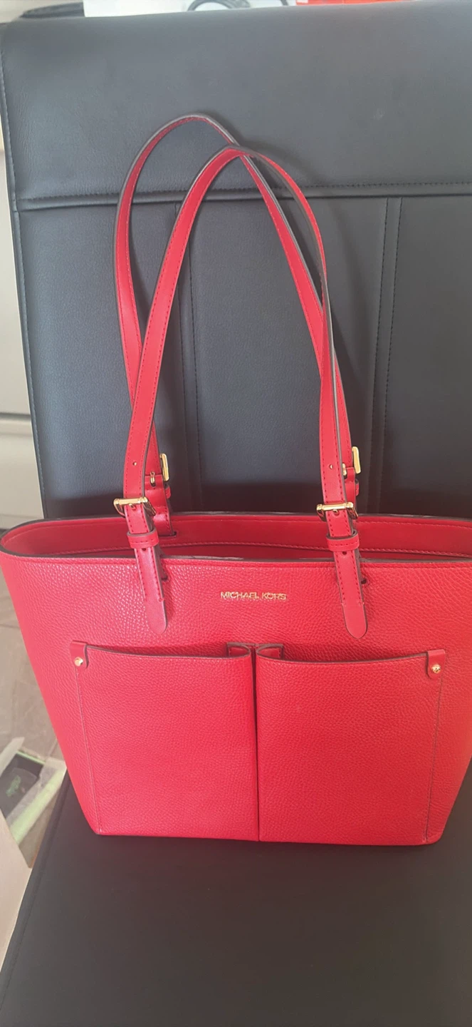 MICHAEL KORS Red Leather Tote Bag - photo 2