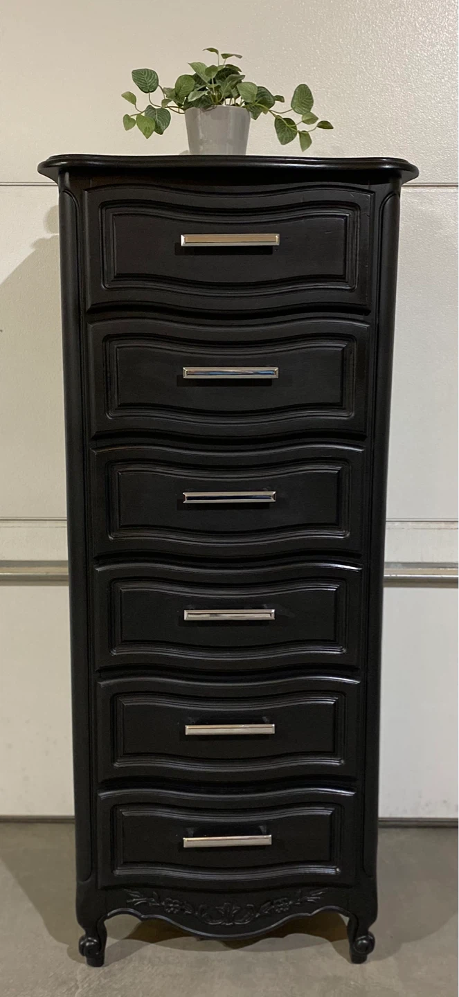Hardwood Lingerie Dresser Skinny Tall Dresser - photo 4