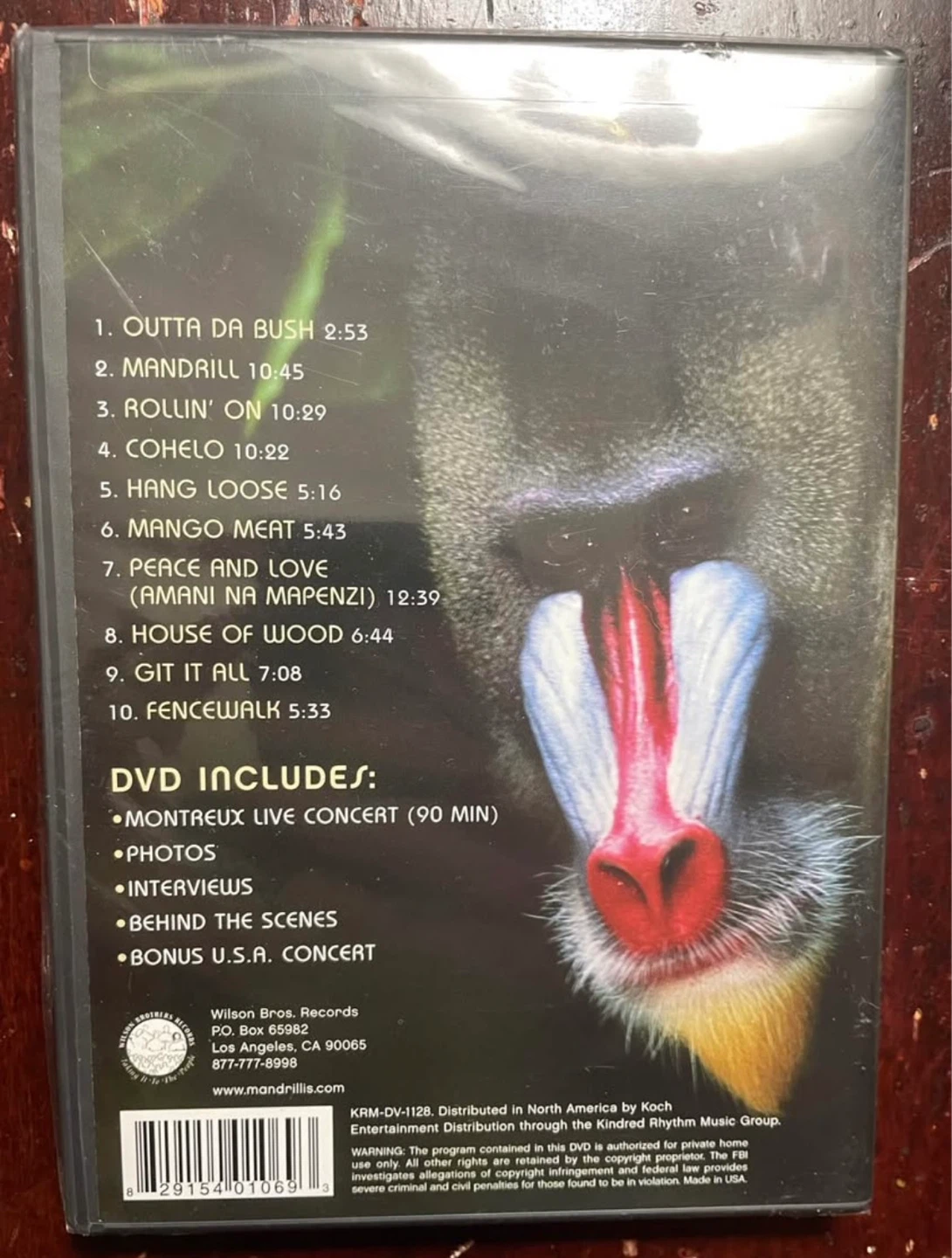 Mandrill Live At Montreux Dvd *Sealed - photo 2