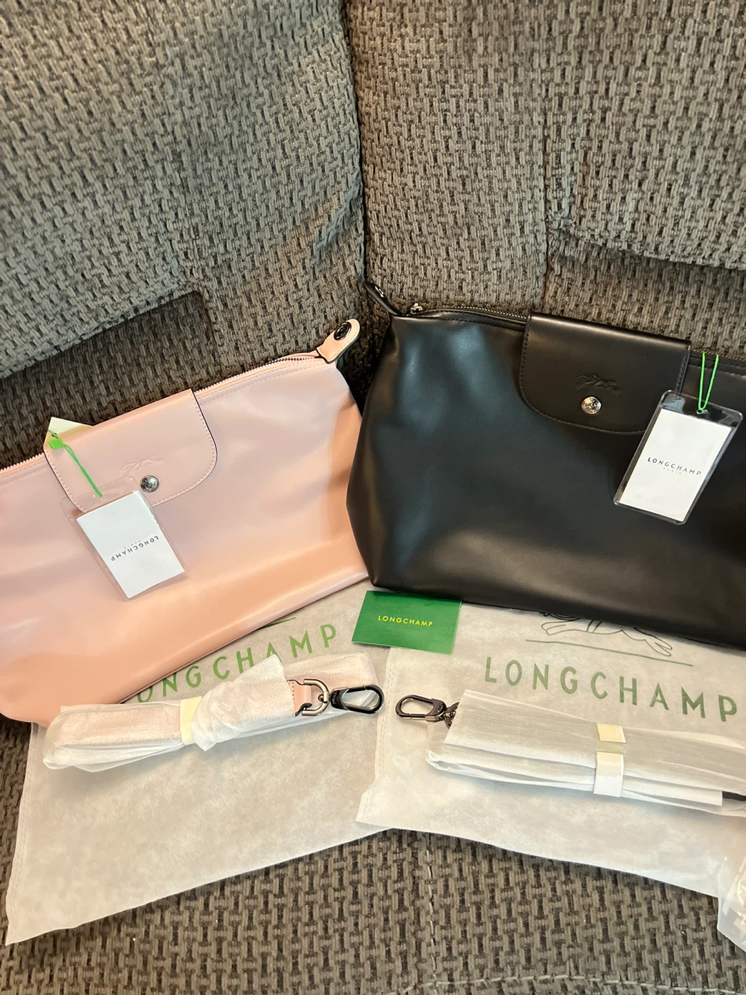 Longchamp Navy Blue Leather Clutch/Cosmetic Bag - photo 5