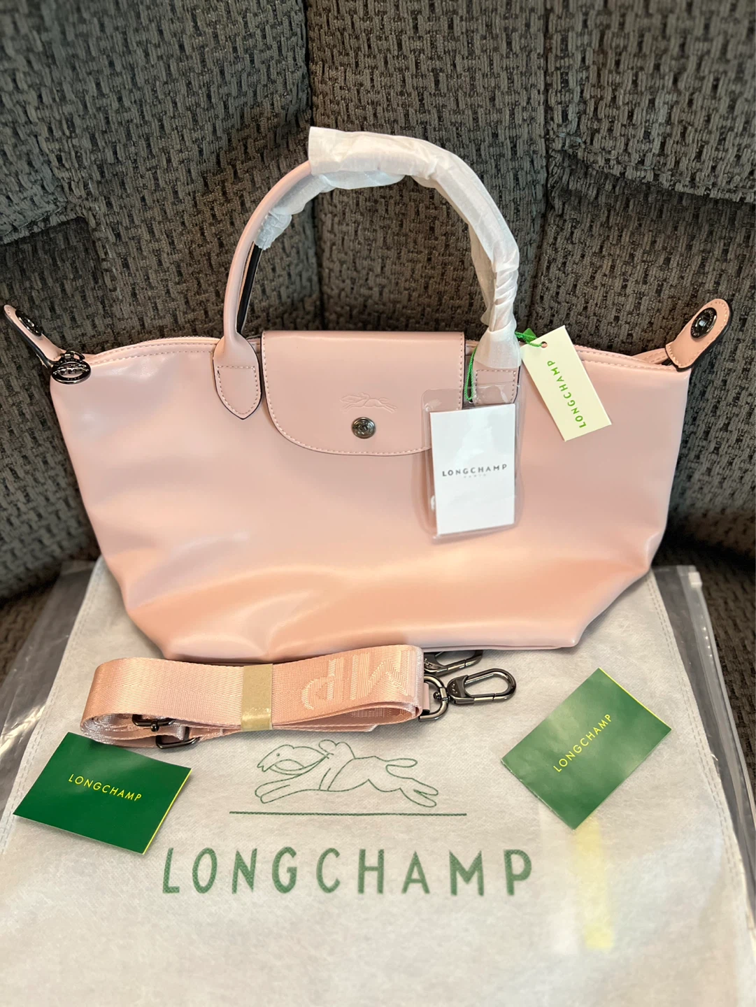 Longchamp Le Pliage Cuir Shoulder Bag - photo 3