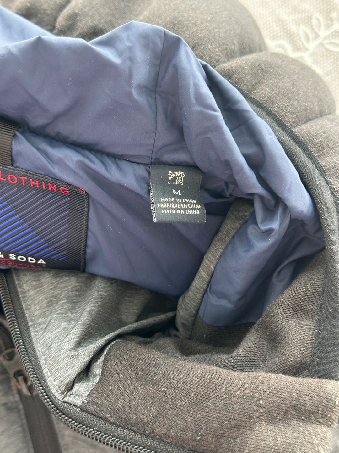Scotch & Soda Puffer Vest - Grey - Size M - photo 4
