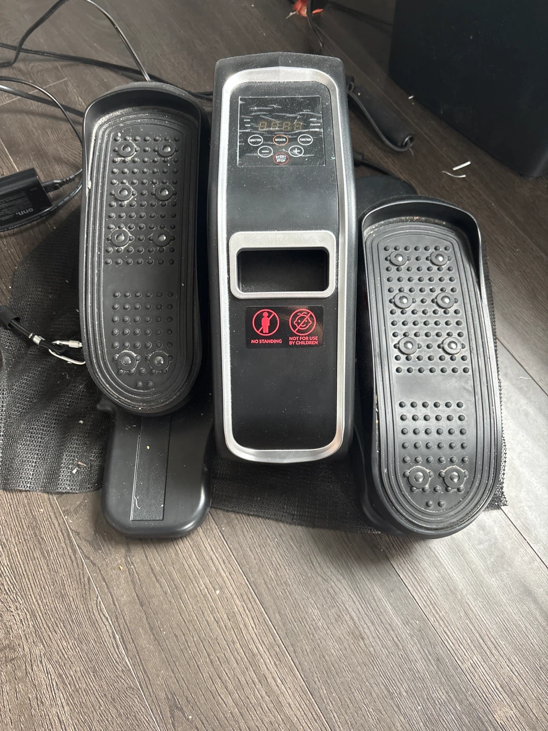 Black Elliptical Stepper with Digital Display