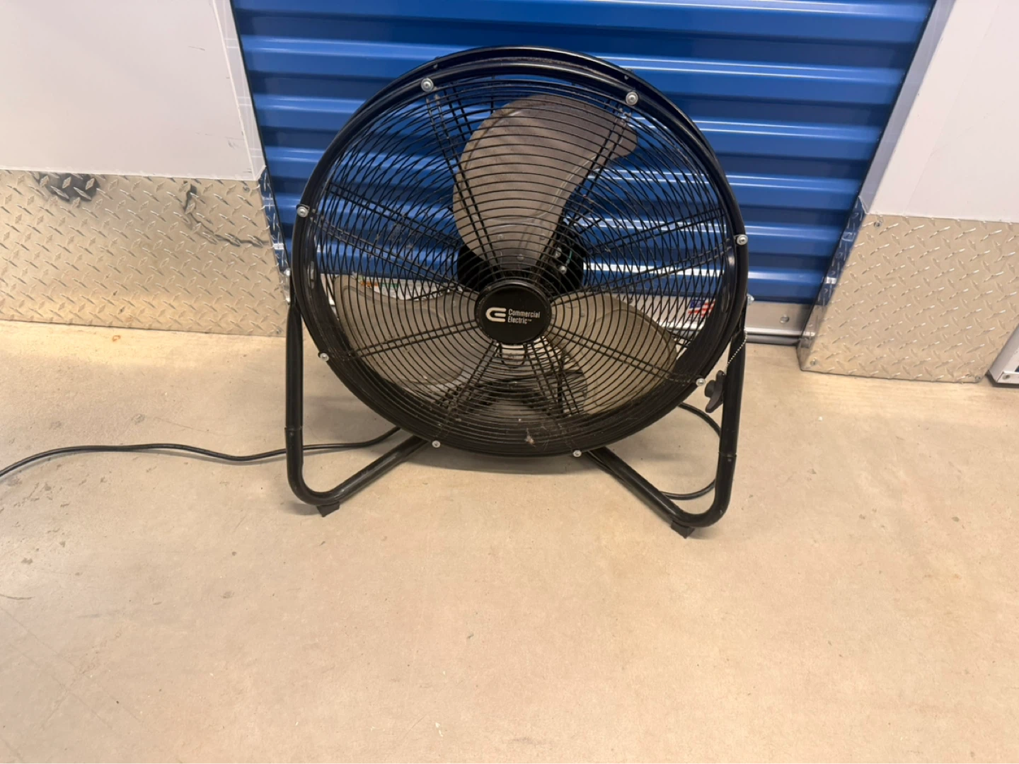 Commercial Electric Black Floor Fan