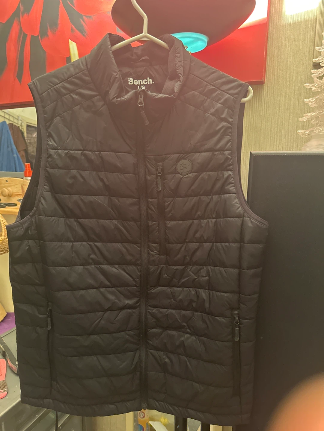 Bench Black Quilted Puffer Vest - Large - photo 2